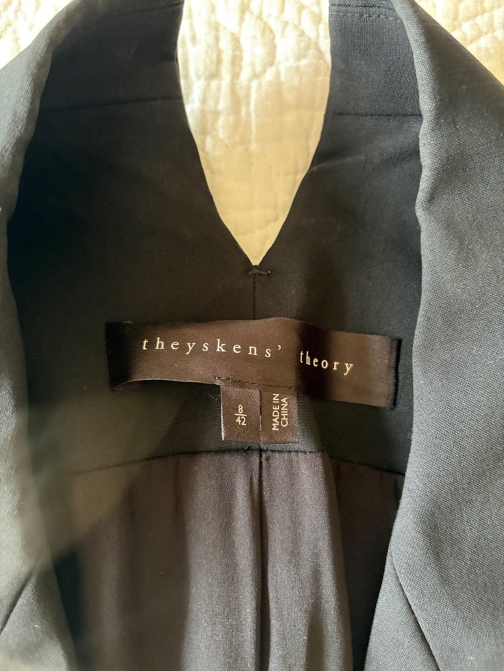 Theyskens' Theory Black Single-Breasted Women's Blazer - Picture 2 of 5